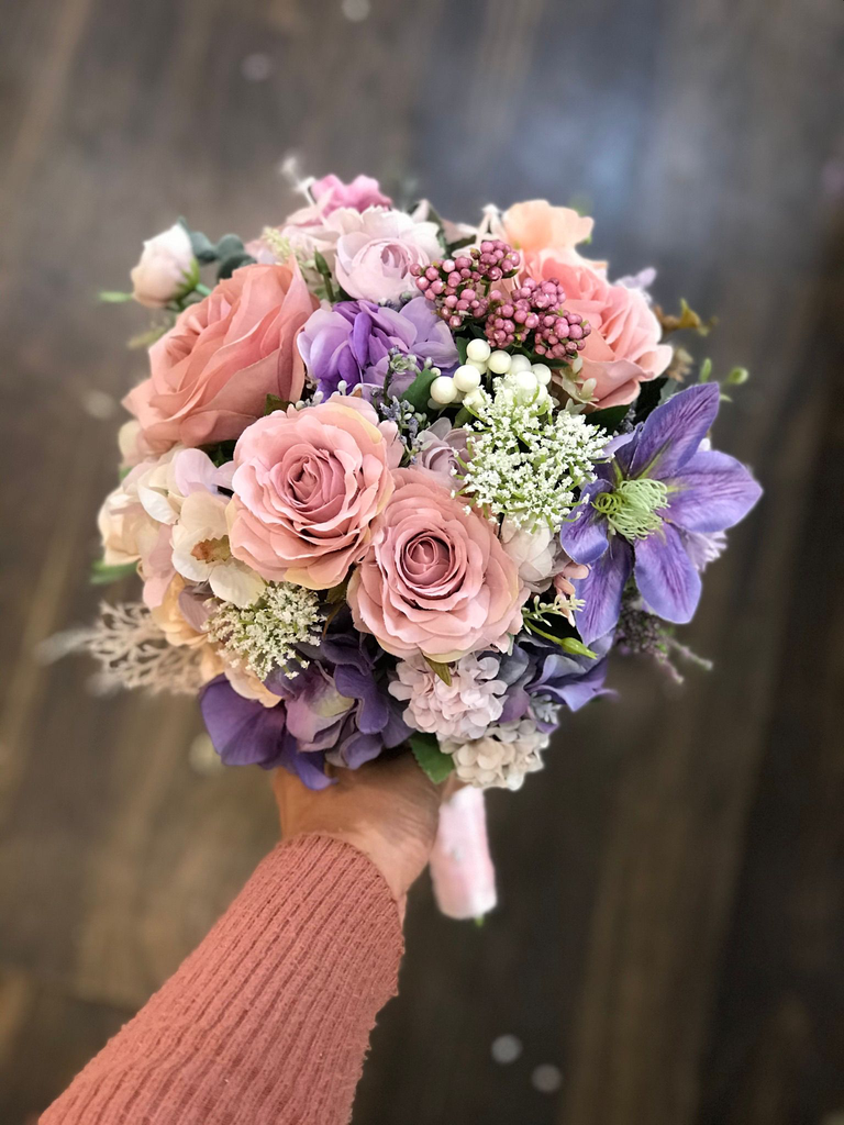 客製化絲花花球