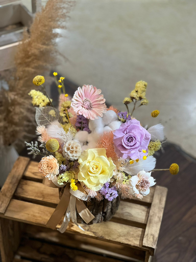 永生花乾花花座