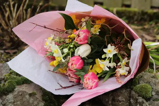 秋季收穫花束